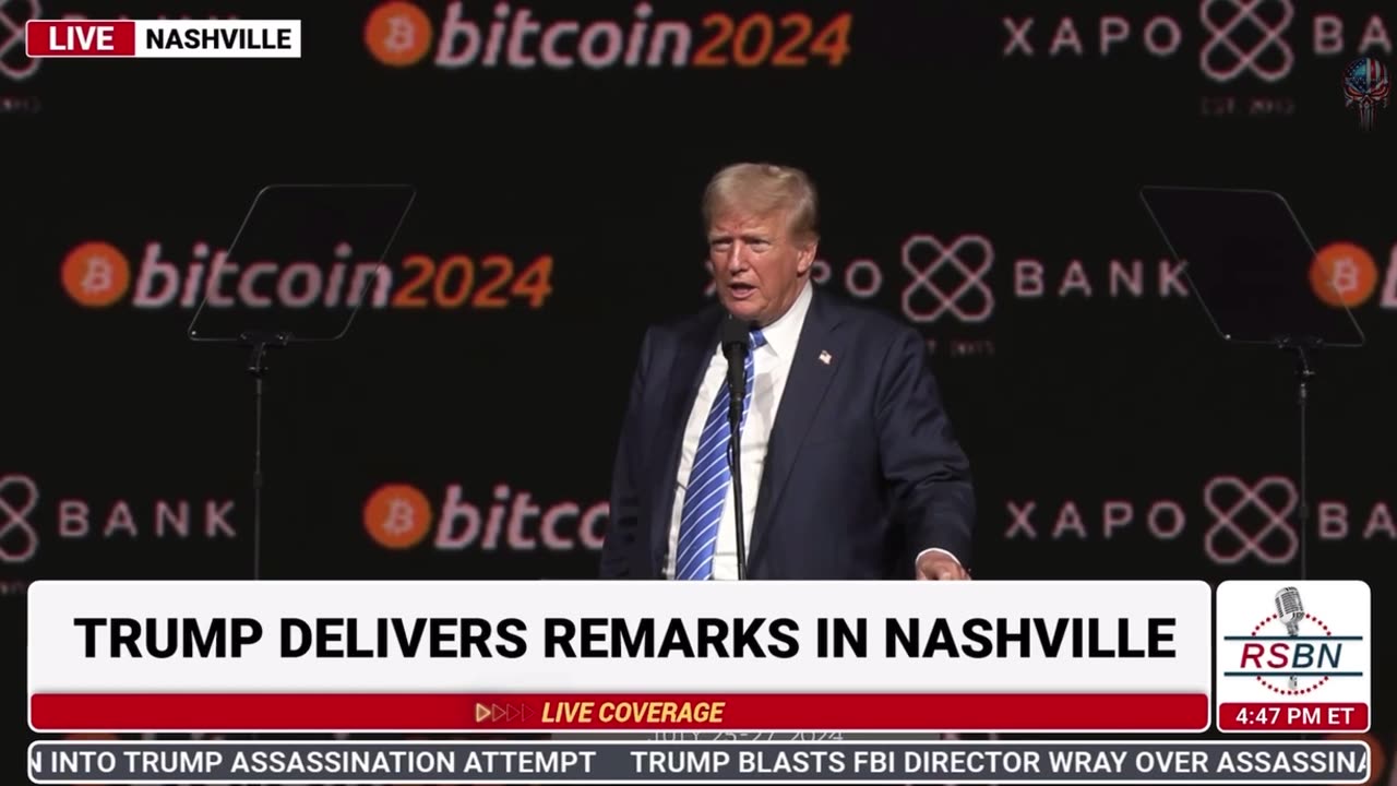 Trump at Bitcoin conference: I will be the pro-innovation and pro-Bitcoin president