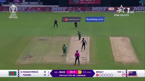 NZ VS BAN ist batting highlights