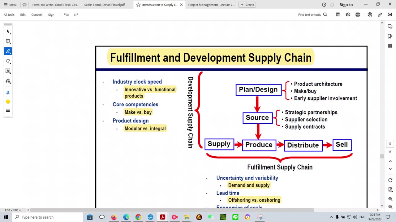 Logistics Management- Lecture 1: Introduction to Supply Chain Management
