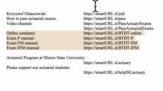 Exam FM exercise for June 8, 2022