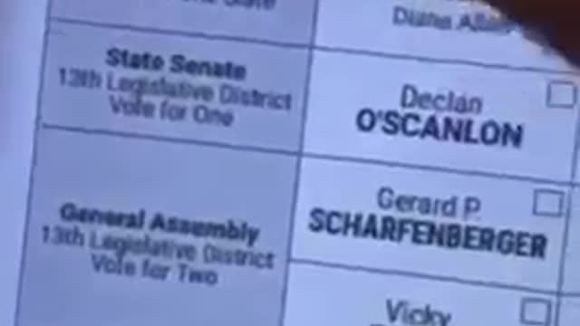 Video Of Blocked Voting Choice