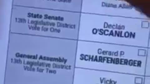 Video Of Blocked Voting Choice