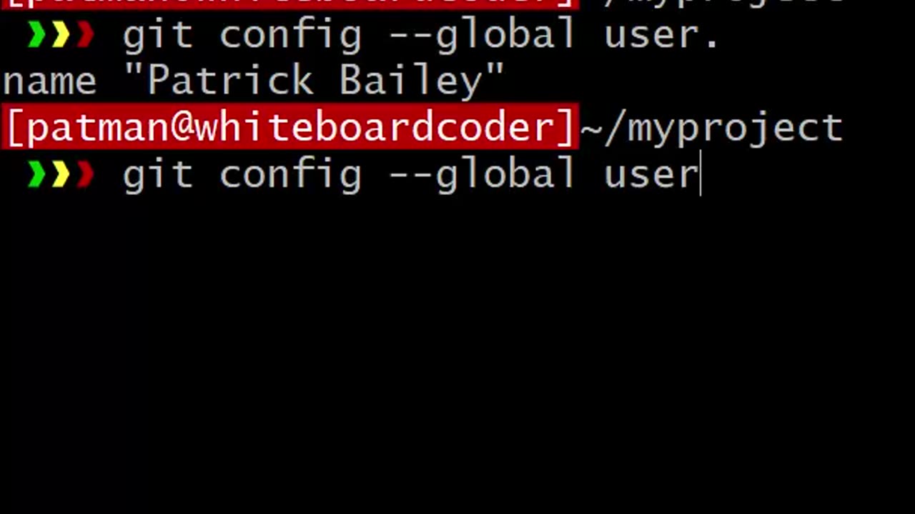 git: global config