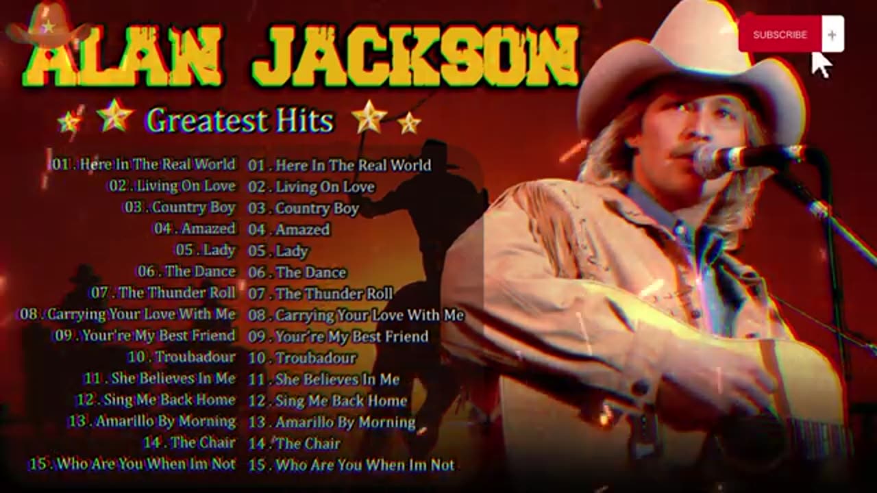 Alan Jackson - Top 200 Artists of All Time - 70s 80s 90s Country Music