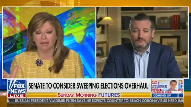 Ted Cruz Talks Border with Maria Bartiromo