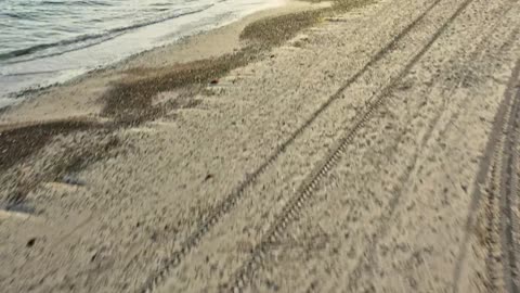 Large sandy beach