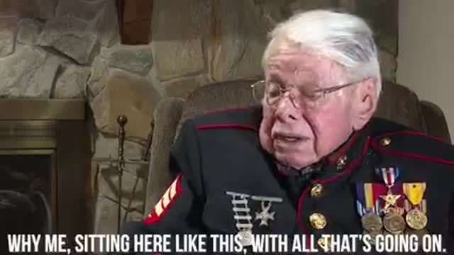 100 Year old Vet more coherent than JOE?!!!