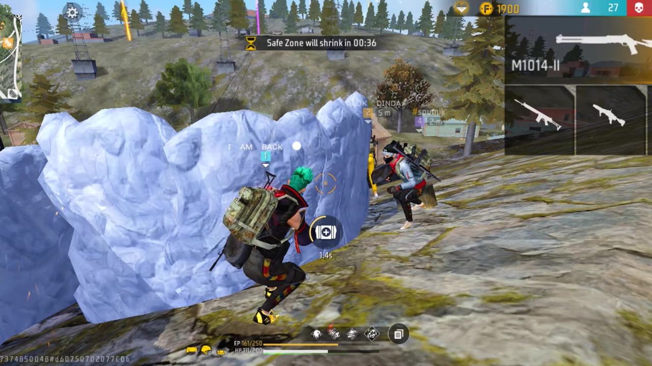 Master loby in freefire | enemy s are over power |But I am the winner🏆