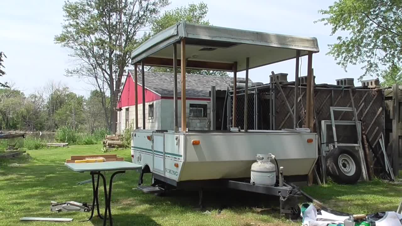 98 Toussaint Wildlife - Oak Harbor Ohio - Converting A Pop Up Trailer.