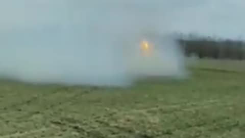 Ukraine Russia War Mobile Artillery Launch's Several Missiles Rapidly