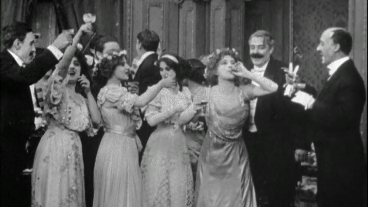 Two Memories (1909 Original Black & White Film)