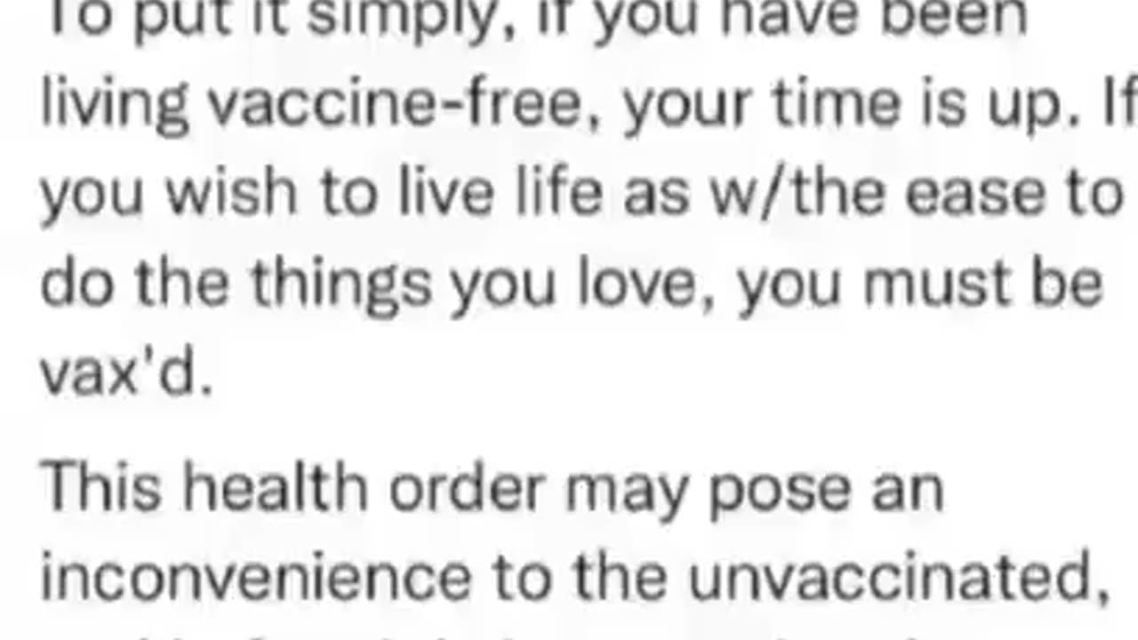 Karma is coming for the vaxxed