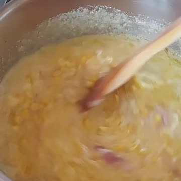 My own version of corn soup 🍲 🌽. Easy Healthy Homemade Soup Recipe. #soup #homemade #food #foryou