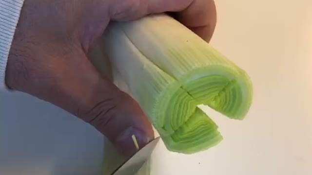 How to make rose flower in leek