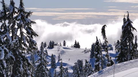 Edge view of the top of a mountain