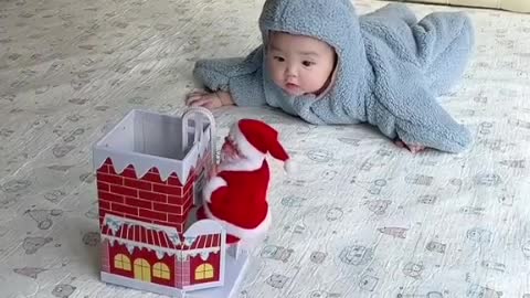 Santa claus toys for cute baby