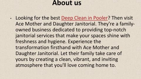 Get The Best Deep Clean in Pooler.