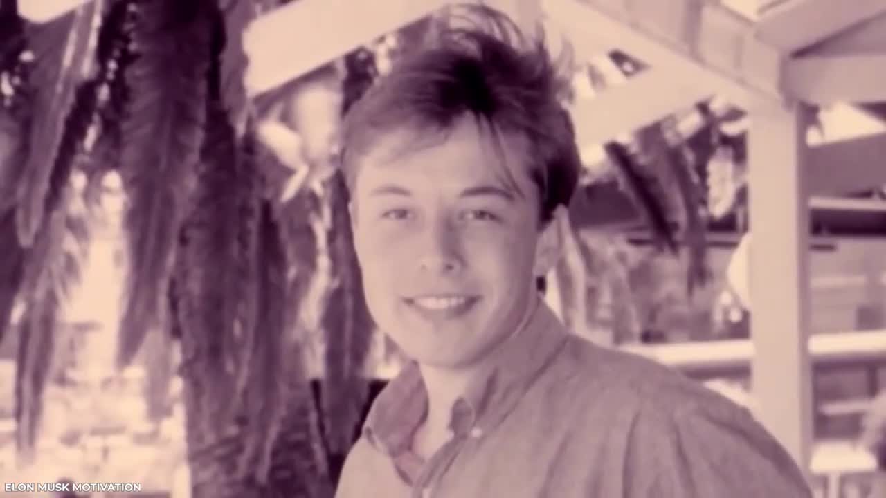 Young Elon Musk being Cocky