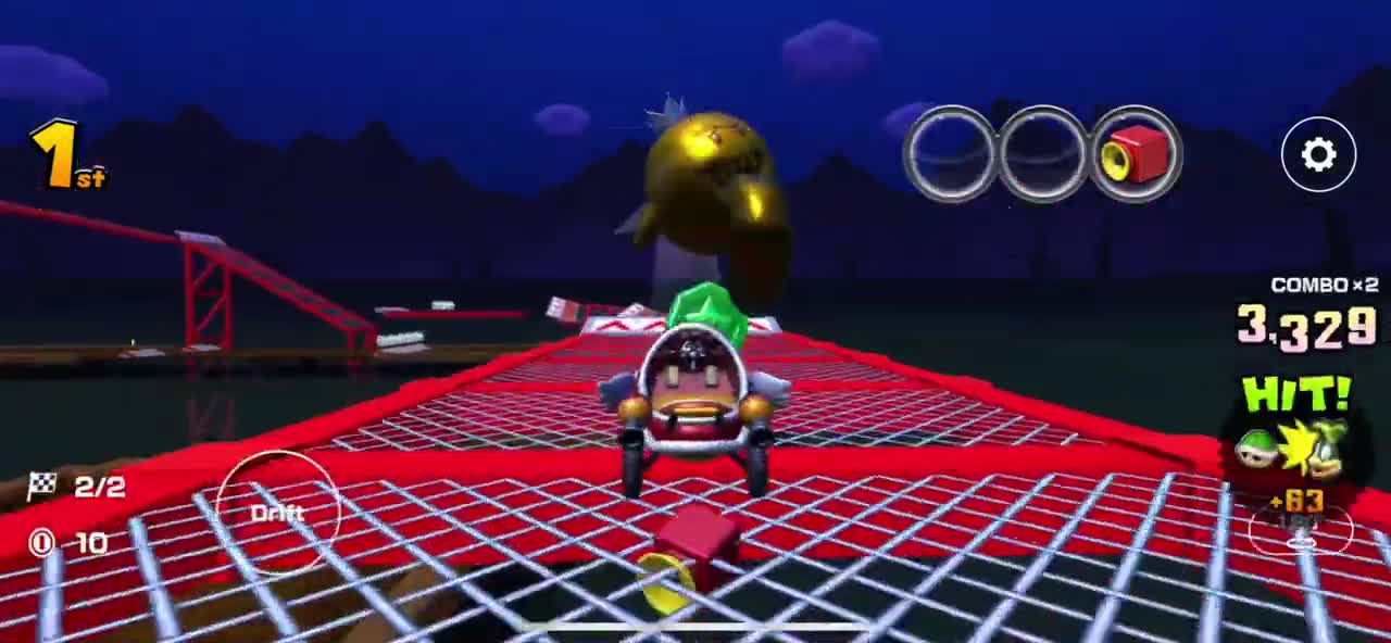 Mario Kart Tour - Ghost Valley 1T Gameplay
