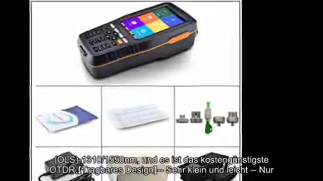 SUWOLF 1310/1550nm 22/20dB Tragbares 4in1 OTDR +VFL+OPM+OLS 4” Touchscreen 60Km OTDR LWL
