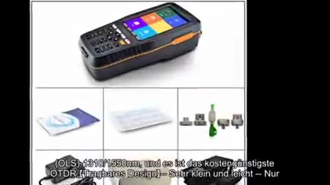 SUWOLF 1310/1550nm 22/20dB Tragbares 4in1 OTDR +VFL+OPM+OLS 4” Touchscreen 60Km OTDR LWL