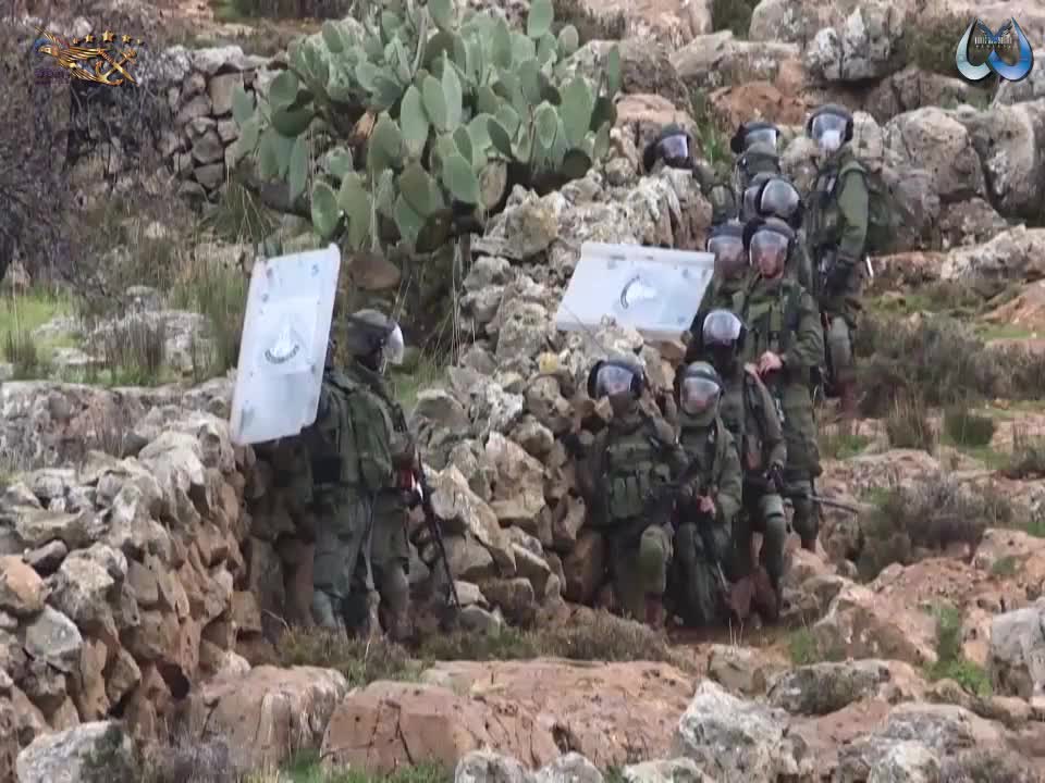 Israeli forces intervention against Palestinian protesters in West Bank