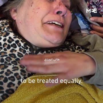 An American woman was rescued after an Israeli air strike targeted her house in Deir al-Balah, Gaza.