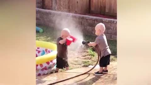 Children laughed