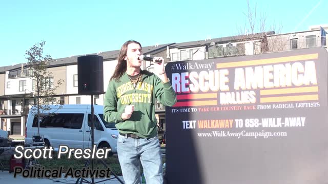 #31 WalkAway Scott Presler at Rescue America rally in Pittsburgh 1031
