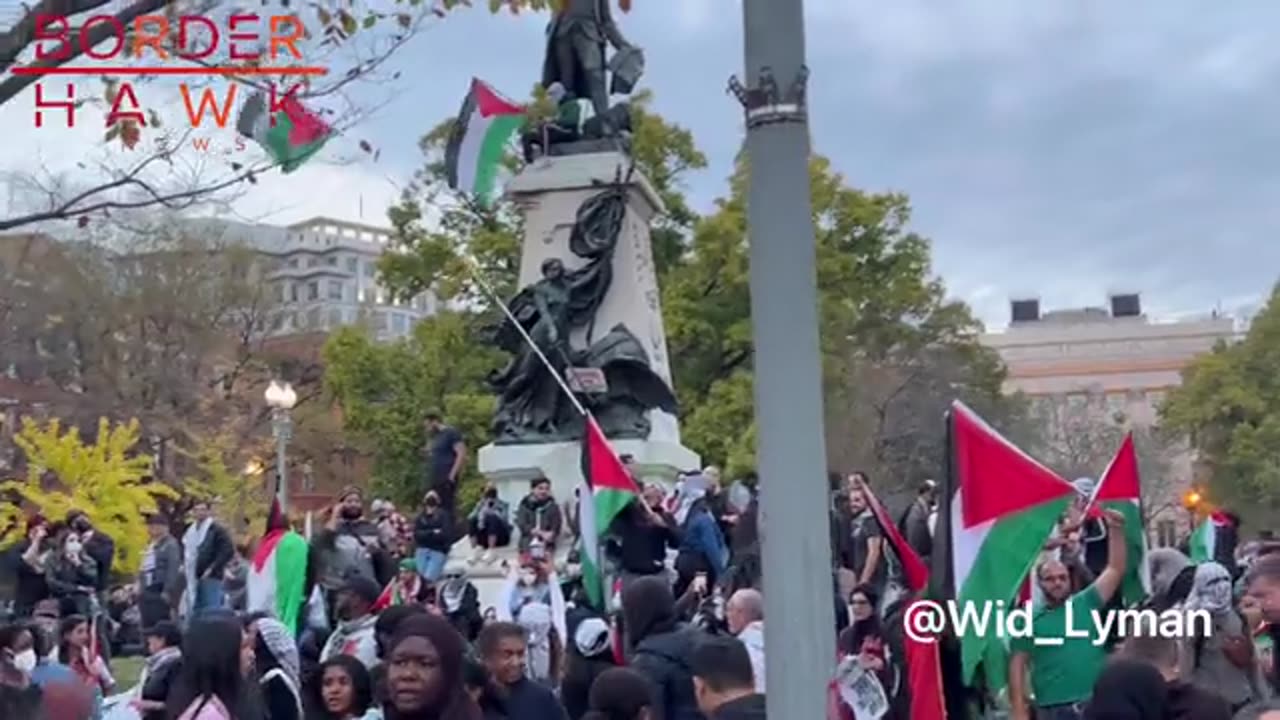 A foreign army desecrating our capitol. We need mass deportations.