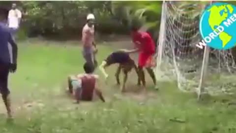 Funy football match