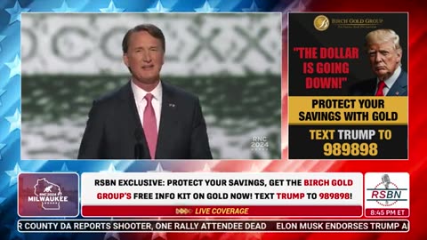 WATCH Gov Glenn Younkin Speaks at 2024 RNC in Milwaukee, WI 7-15-2024