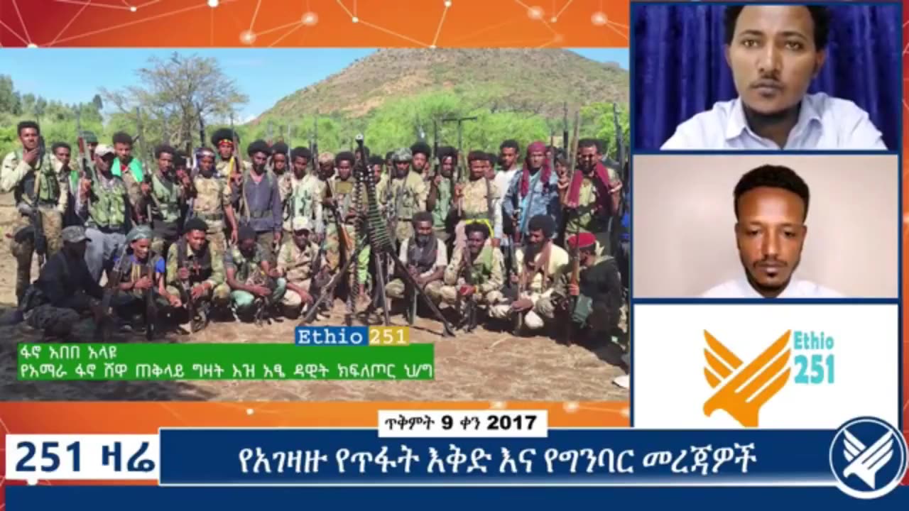 የአማራ ፋኖ ሸዋ ጠቅላይ ግዛት ዕዝ አፄ ዳዊት ክፍለ ጦር የህዝብ ግንኙነት ሃላፊ ከሆነው ፋኖ አበበ አላዩ ጋር የተደረገ ቆይታ