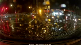 Partial Canopy Collapse at Gas Station