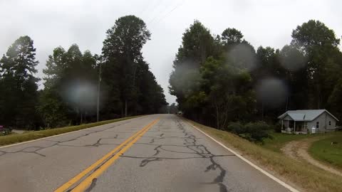 Riding East on GA 52 towards Ellijay