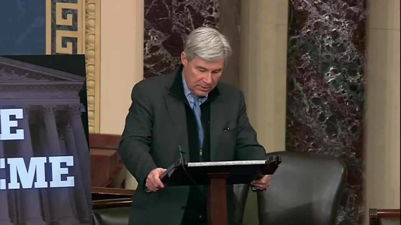 LIE: Senator Whitehouse's Declaration Dark Money Played No Role in SCOTUS Pick