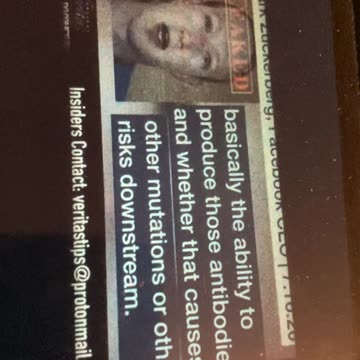 Zuckerberg pressing Fauci on shots editing DNA…