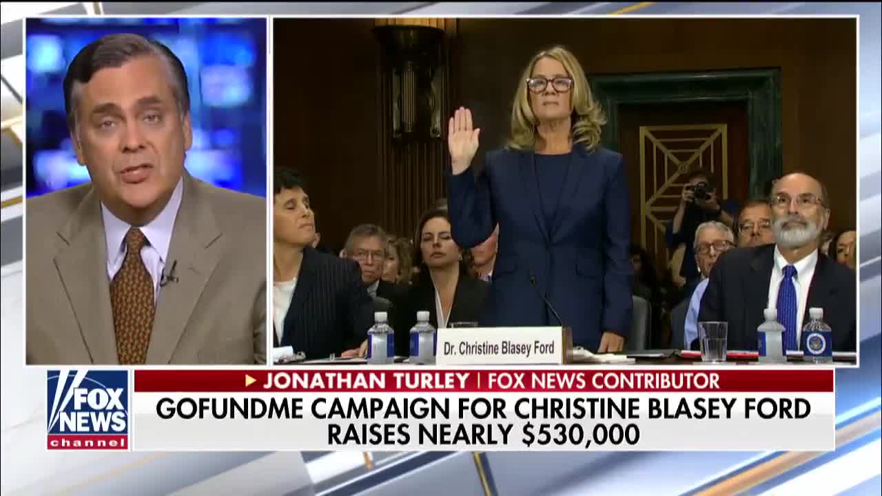 GoFundMe pages for Christine Blasey Ford raise ethical questions