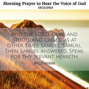 Morning Prayer to Hear the Voice of God #youtubeshorts #godslove #jesus #grace #mercy #faith #fyp