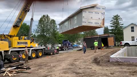 Moving a house