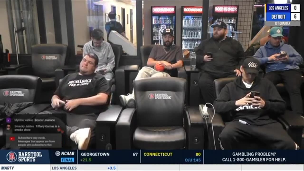 LIVE FROM THE NYC GAMBLING CAVE FOR LIONS VS. 49ERS 1