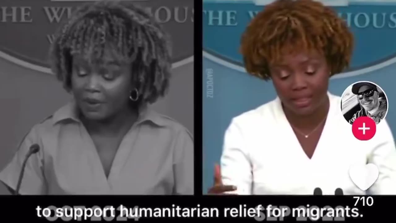 Karine Jean Pierre proves herself wrong about migrants receiving FEMA funds and assistance