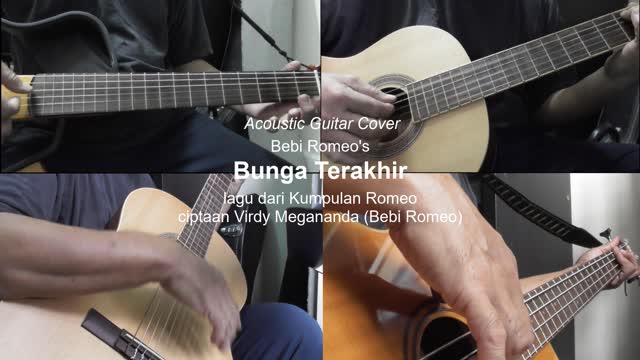 Guitar Learning Journey: Bebi Romeo's "Bunga Terakhir" with vocals (cover)