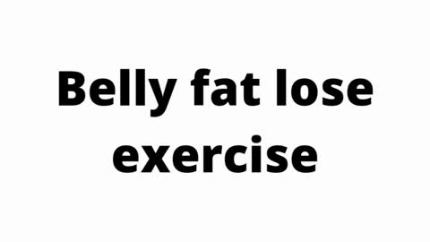 how to lose belly fat exercise male