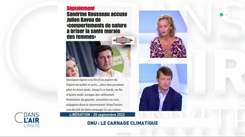 L'invite de C dans l'air - Yannick Jadot - ONU - le carnage climatique