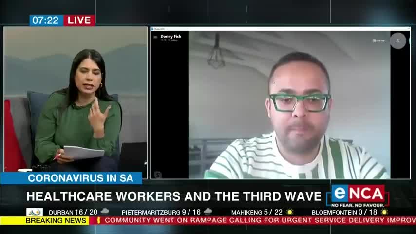 COVID-19 in SA | Healthcare workers and the third wave