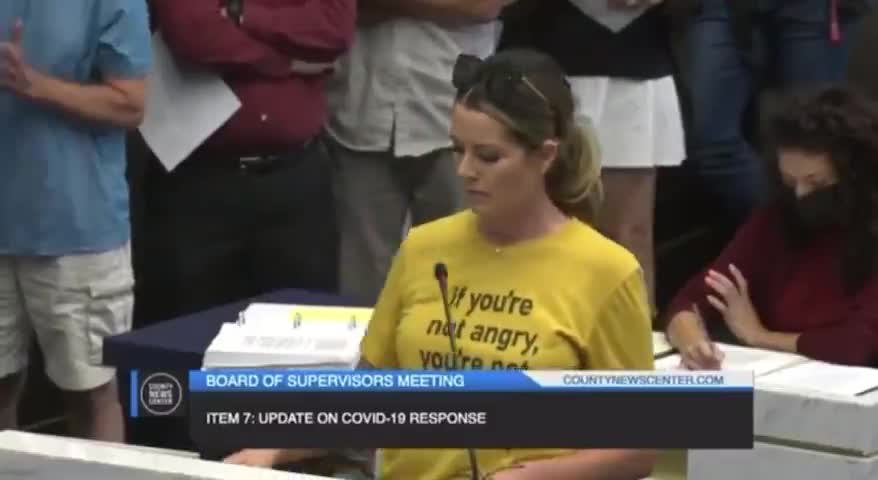 San Diego board meeting "we will not comply, remove petty tyrants"
