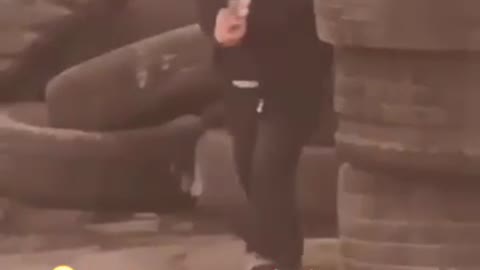 Now we know why he takes so long to get the bread