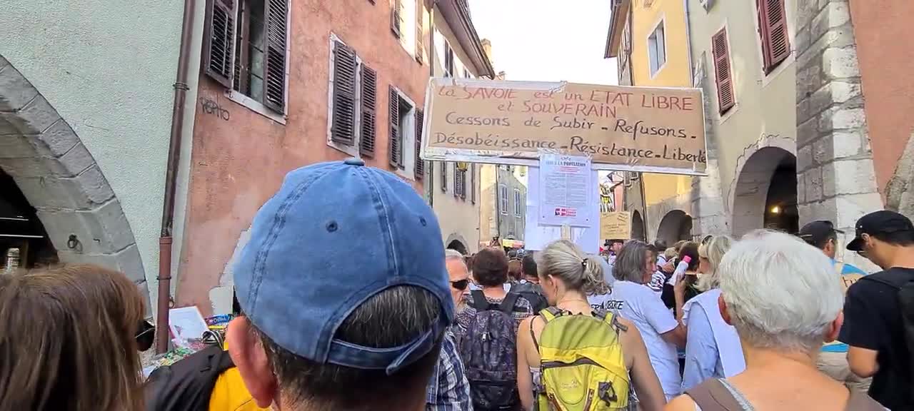 Manifestation Annecy le 25 09 2021