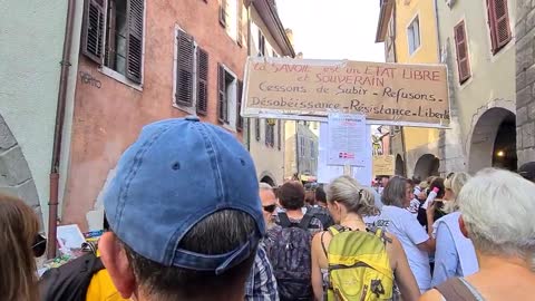 Manifestation Annecy le 25 09 2021